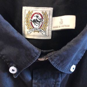 Cinch long sleeved button up